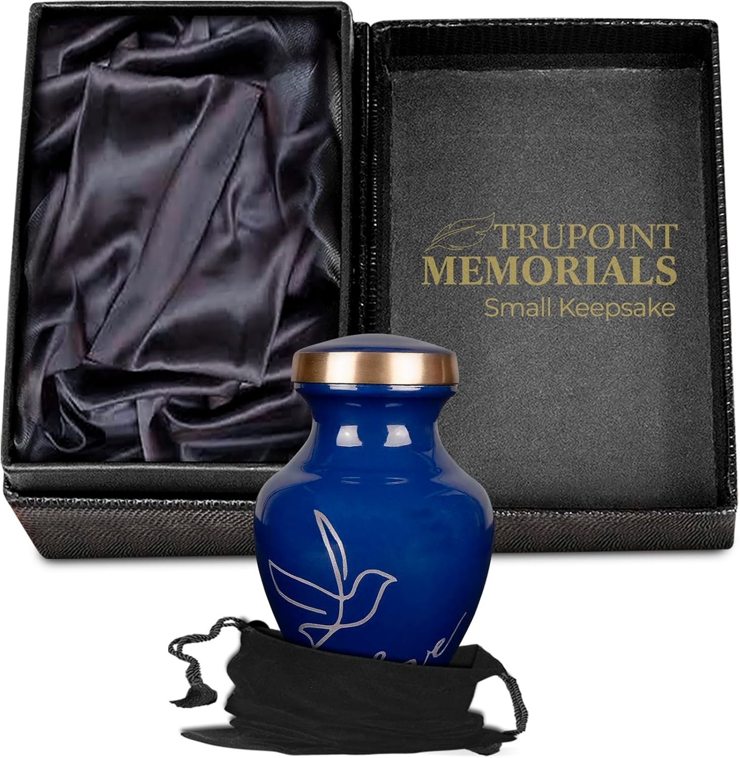 Small Urns for Human Ashes Keepsake, Love Dove Bird Decorative Mini Cremation Ur