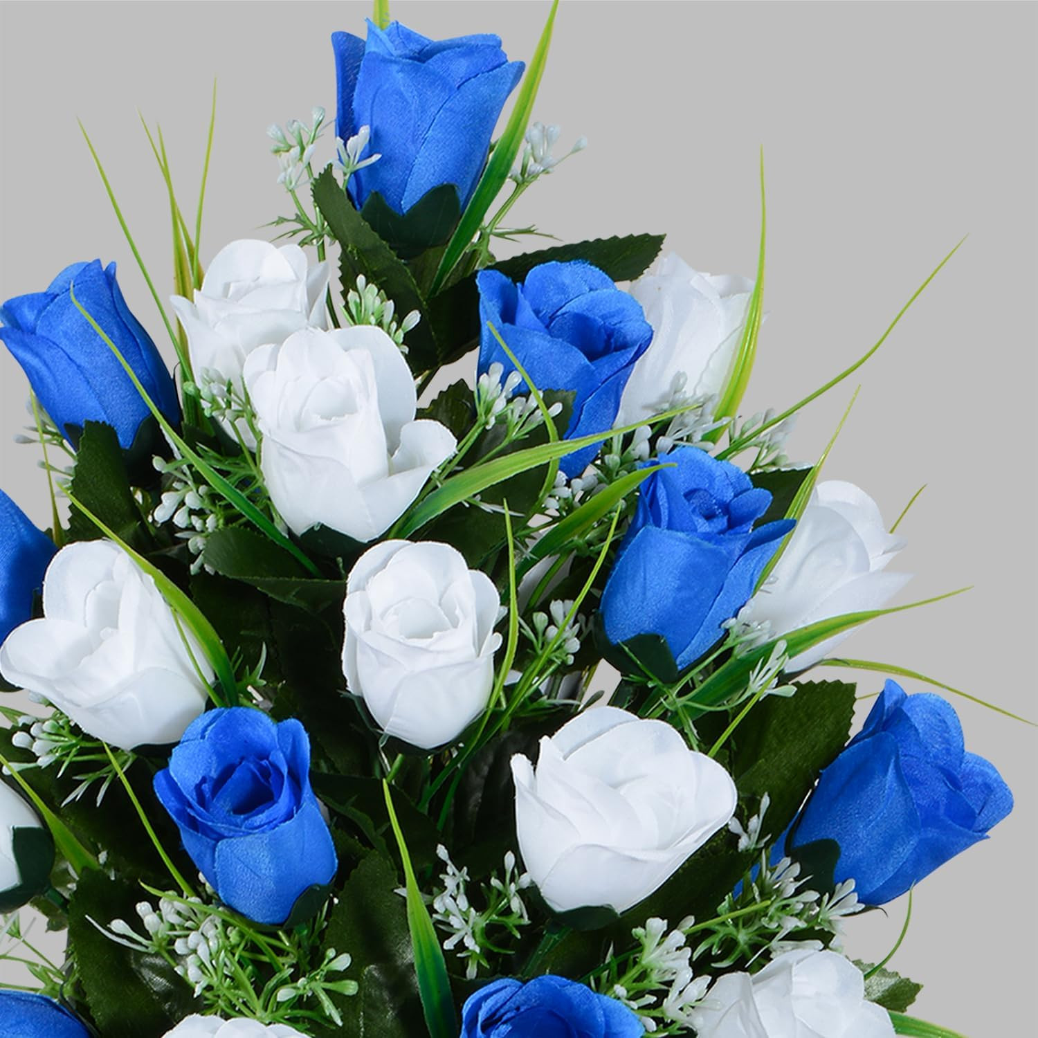 Artificial Cemetery Flowers, Grave Decorations Roses, Memorial Flowers Bouque…