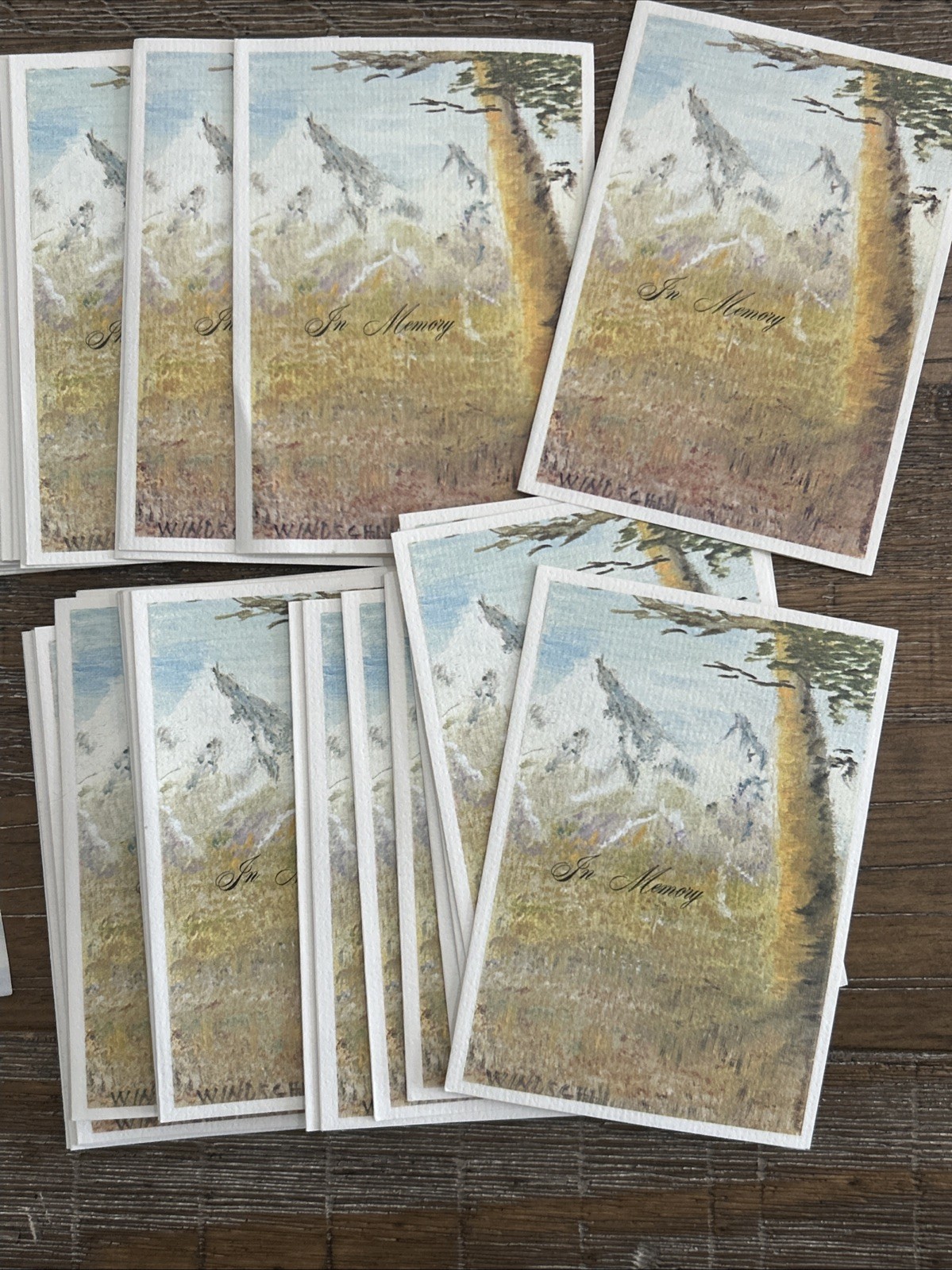 Vintage Funeral Memorial Announcement Keepsake Card Lot of 50