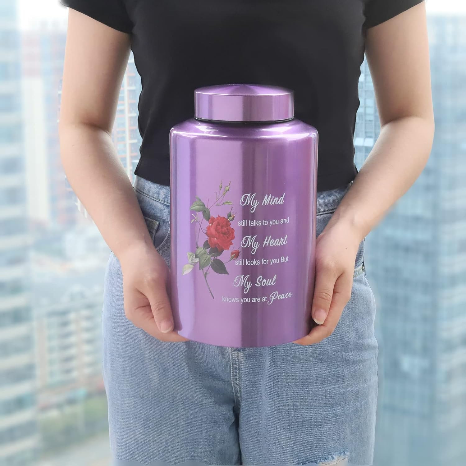 Up to 200 Lbs Large Urns for Adult Human Cremation Urn Ashes Decorative Urn for