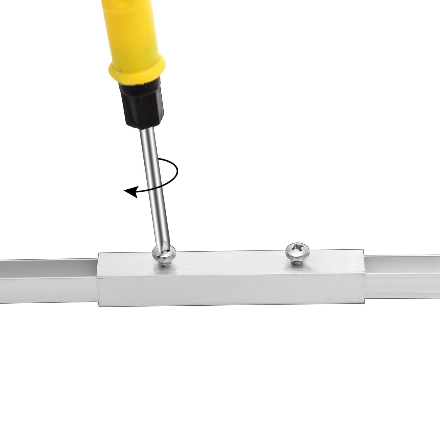 27.5″ Aluminum Yard Sign Stake with Hardware for Ground Installation