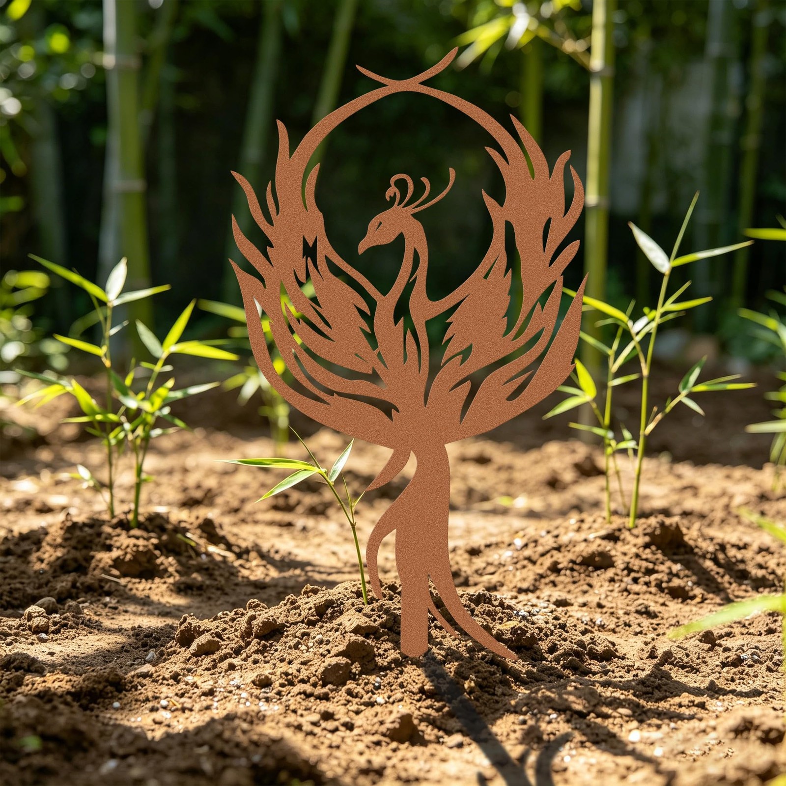 Phoenix Metal Garden Stakes