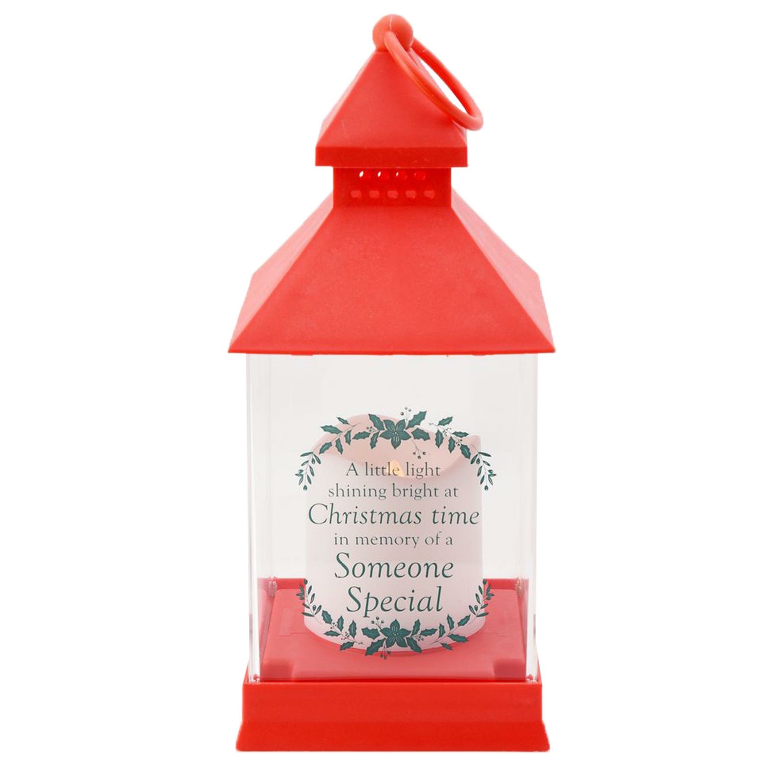 Christmas Memorial LED Lantern – Battery Operated – Someone Special