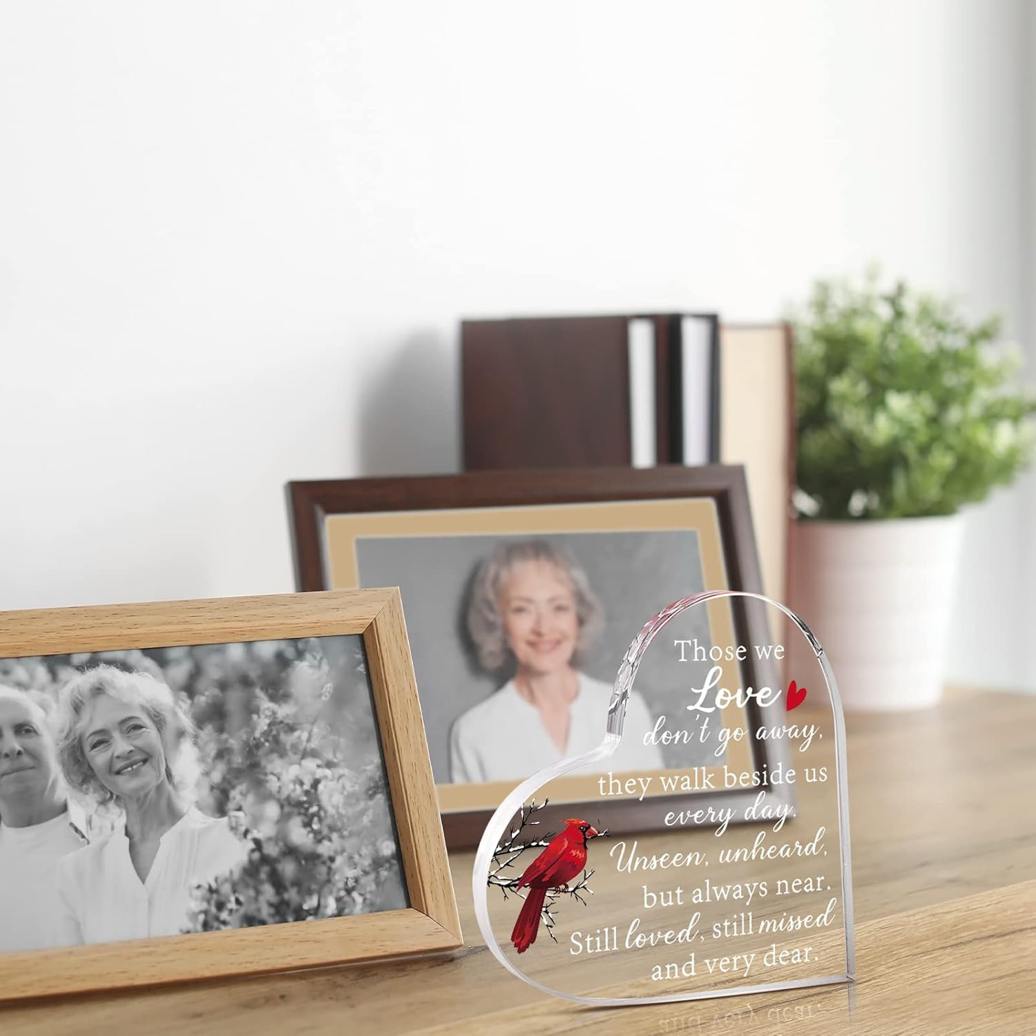 Memorial Gifts for Loss of Father Mother Red Cardinal Memorial Bereavement Acryl