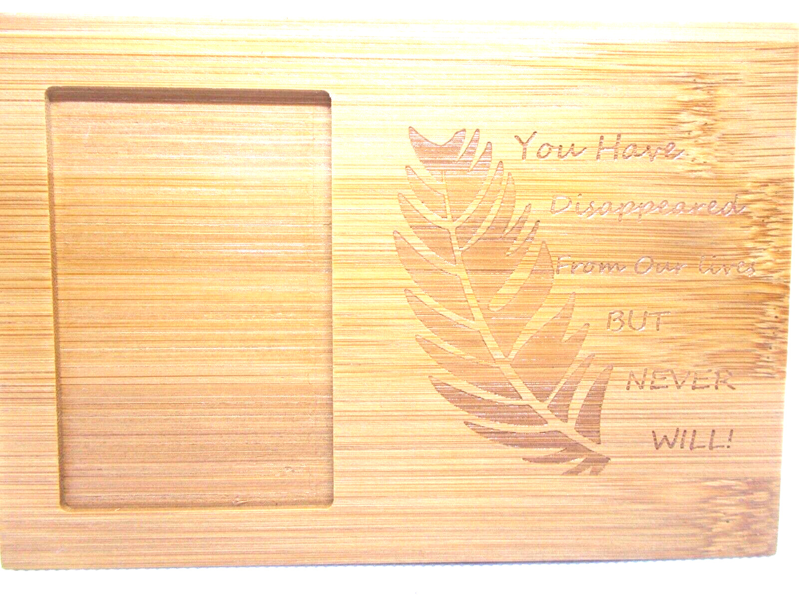 Bamboo cremains container cat med dog ashes 6 x4 x 3 tlfofs memorial box