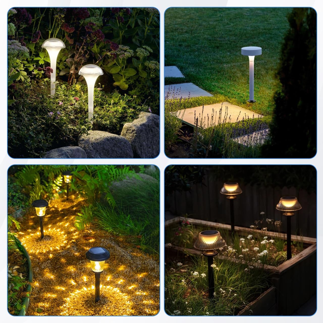 25pcs Solar Light Stakes, 5.5X0.55inch Ground Spikes Light Stakes, Halloween …