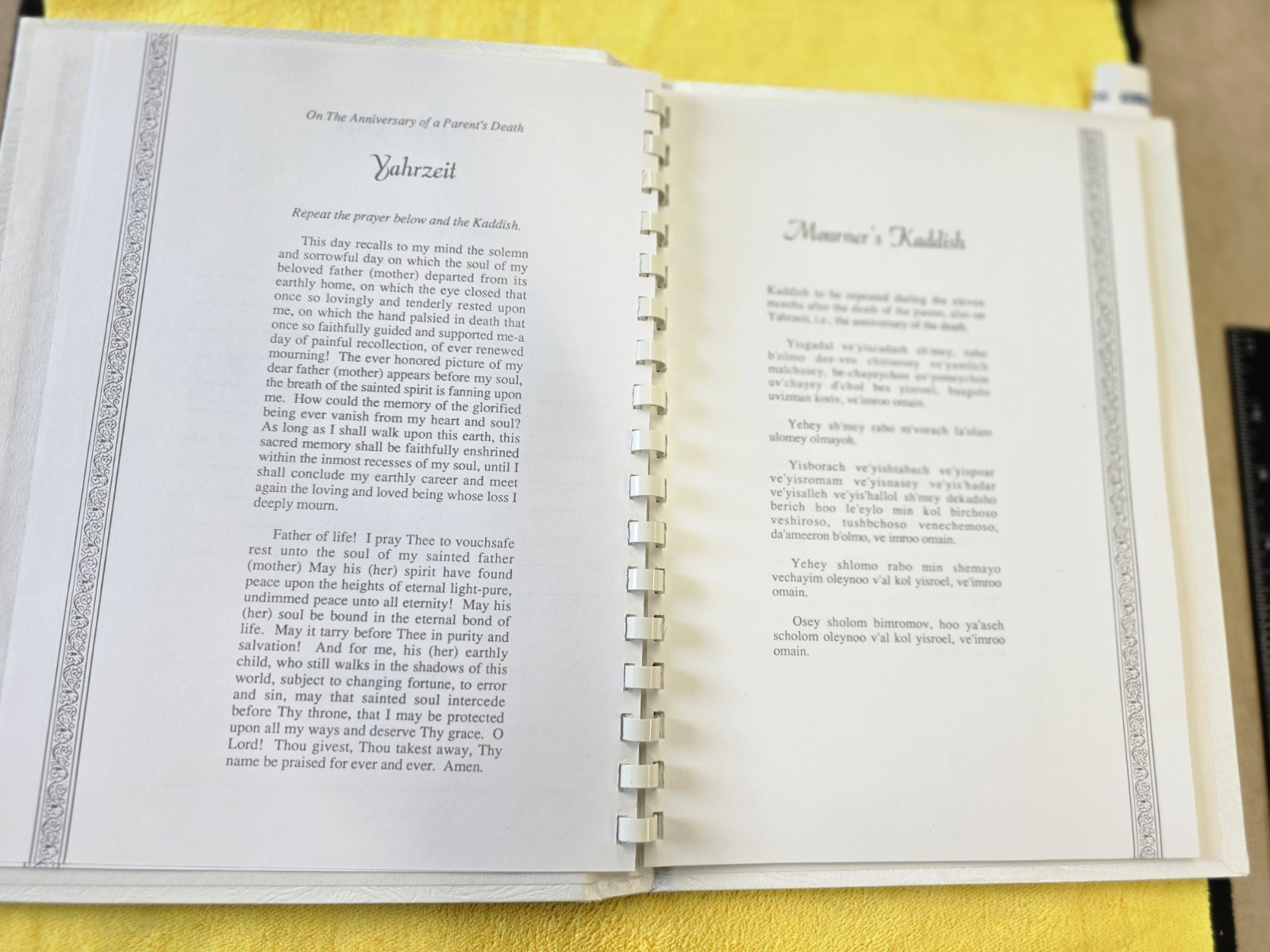 JEWISH FUNERAL REGISTER BOOK ATTENDANCE BOOK