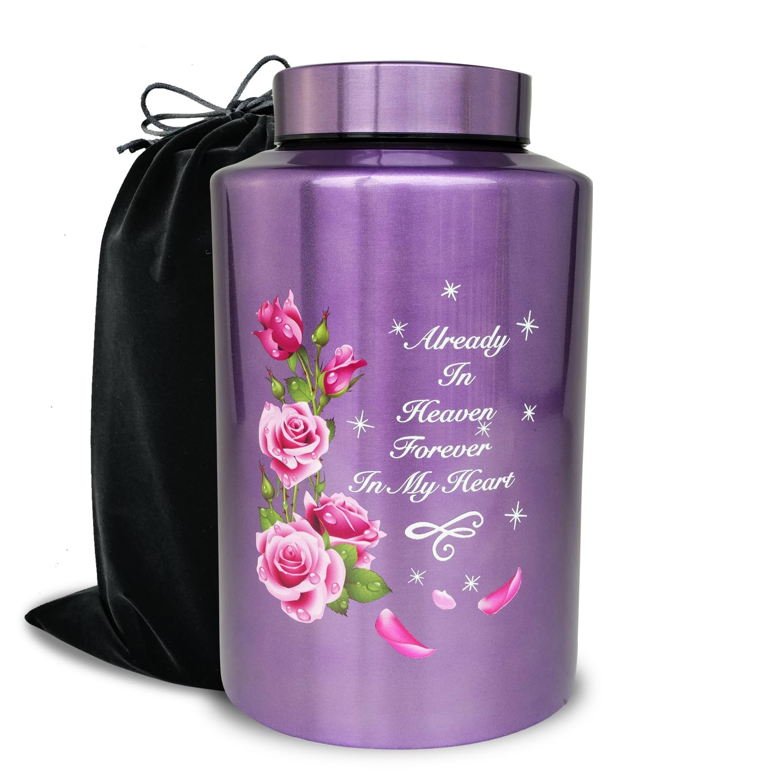 Up to 220 lbs Large Cremation Urns for Adult Human Ashes, Decorative Urn for Fem