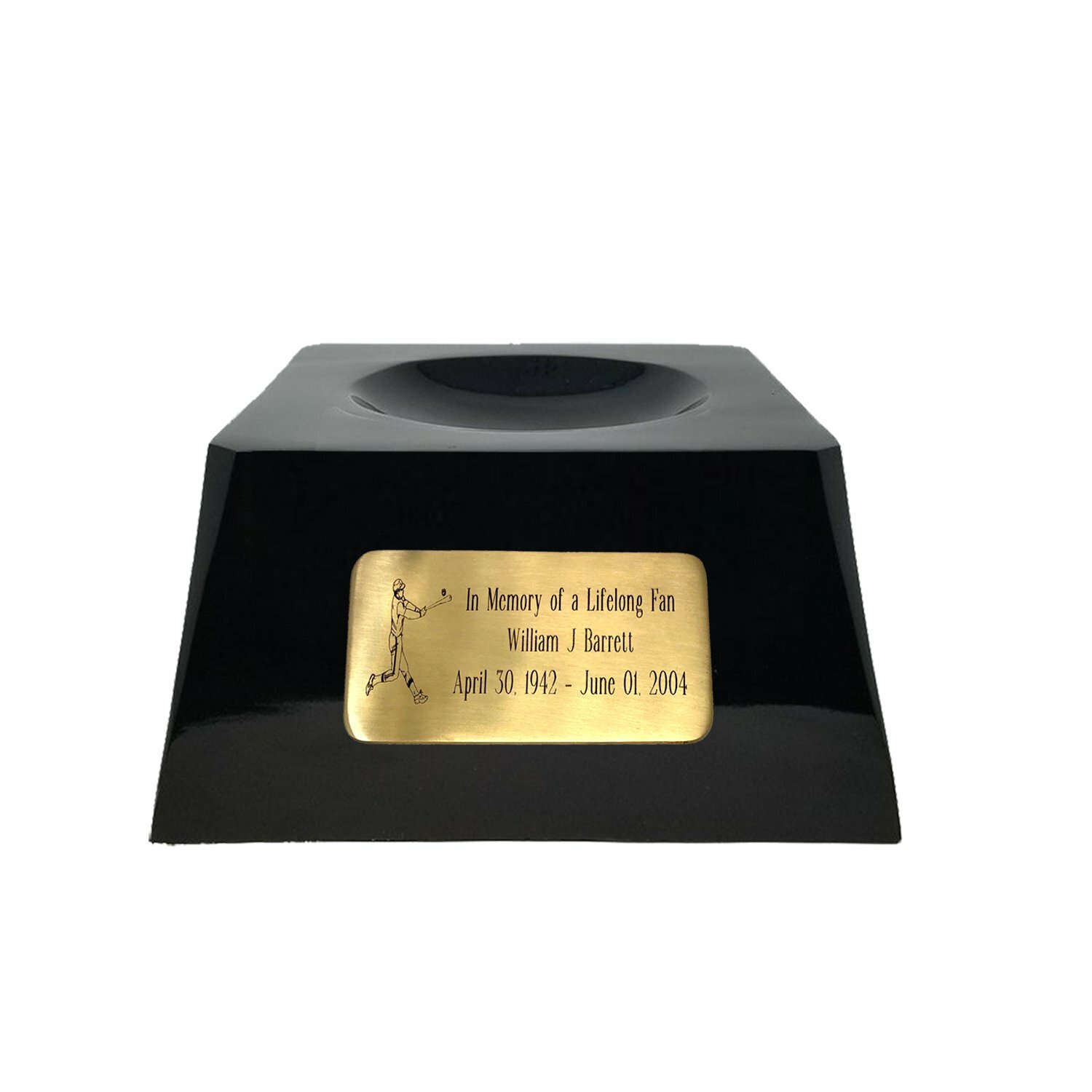 New York Mets Sports Team Adult Metal Baseball Funeral Cremation Urn For Ashes