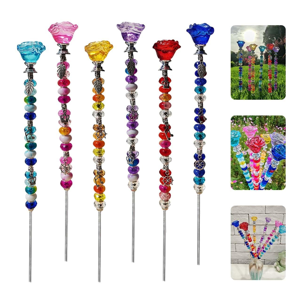 Fairy Wand Kit 140PCS Beaded Garden Stake DIY Kit