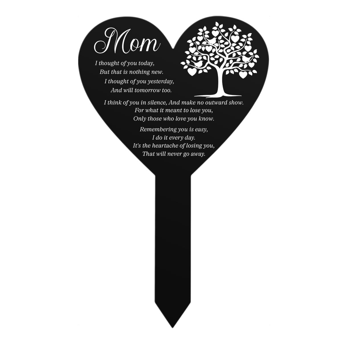 Cemetery Grave Decorations Mom Grave Marker Personalized Mom Grave Stone