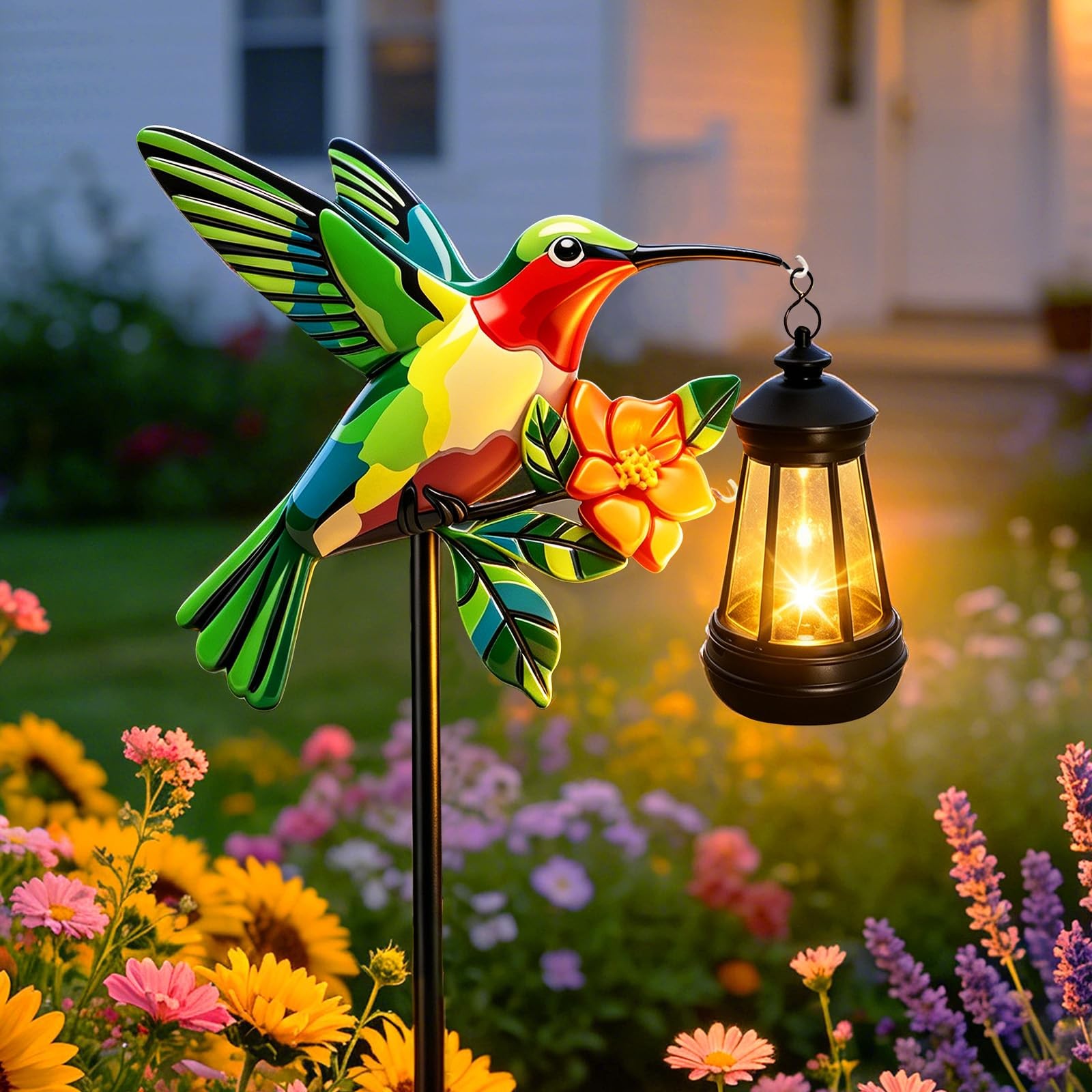 Hummingbird Solar Garden lights Outdoor Waterproof, Gifts for Women Mom Grand…